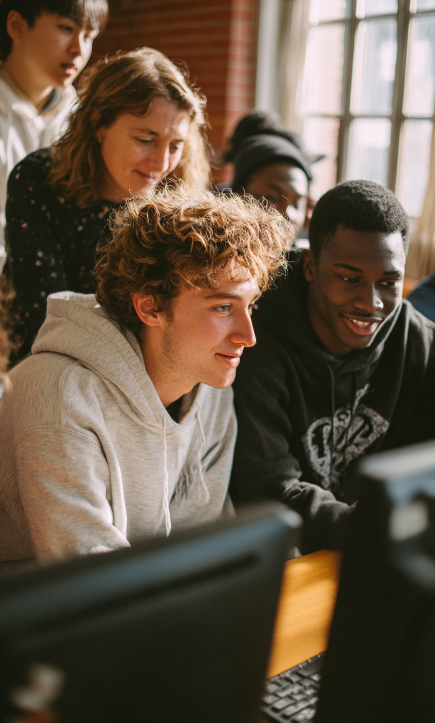 Étudiants utilisant CloudHeavenIT